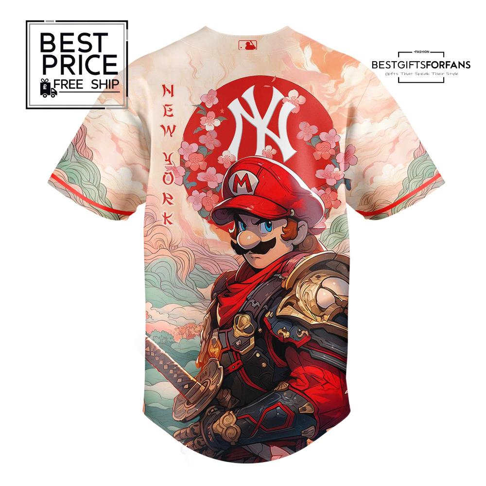 Mario x NYK Samurai Hero Limited Edition Baseball Jersey Mario x NYK Samurai Hero Limited Edition Baseball Jersey