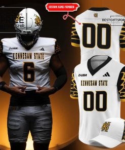 Men’s White 2025 Kennesaw State Limited Edition Football Jersey
