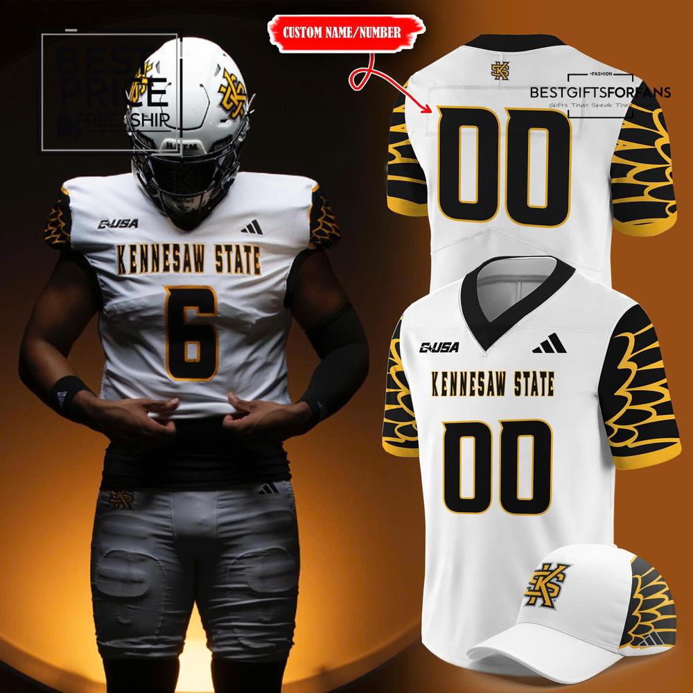 Men's White 2025 Kennesaw State Limited Edition Football Jersey Men's White 2025 Kennesaw State Limited Edition Football Jersey