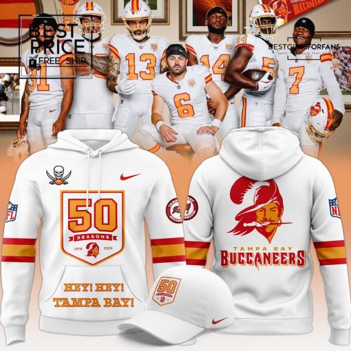 Men’s White ’76 Tampa Bay Buccaneers Game Special Edition Hoodie