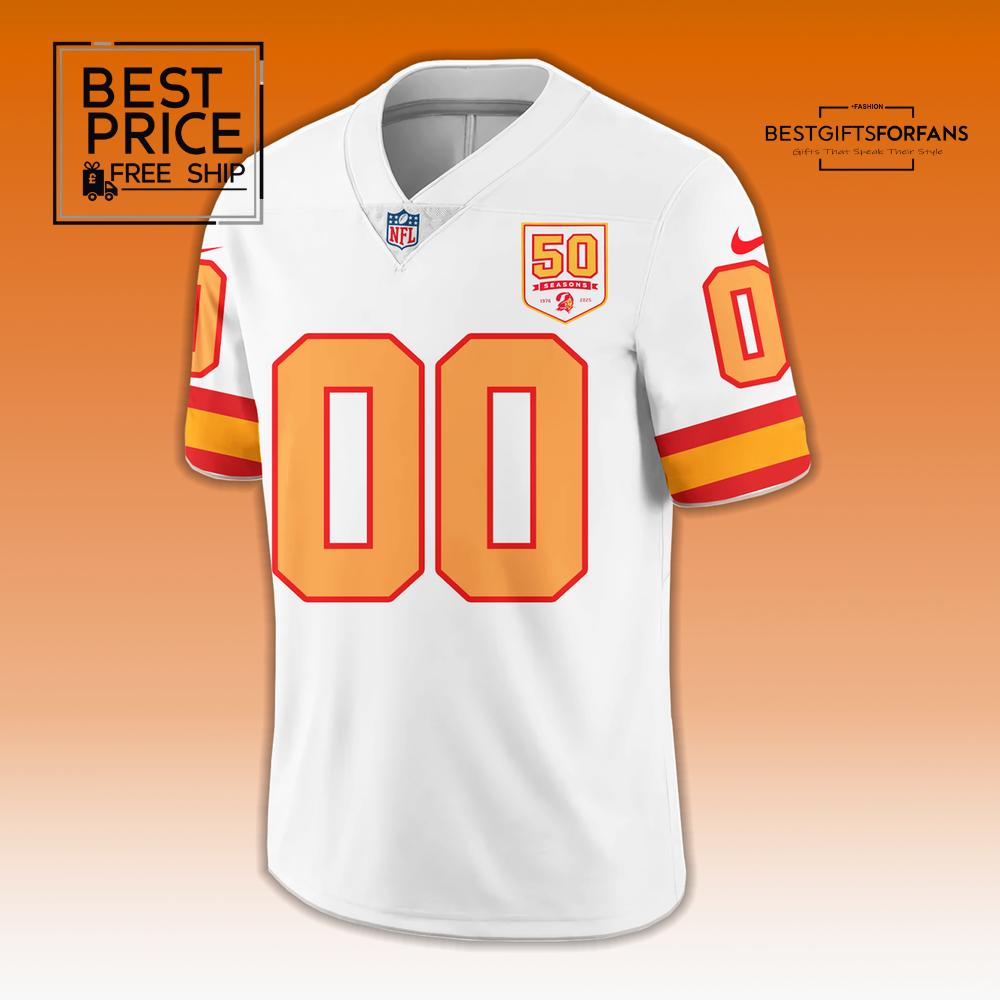 Men's White '76 Tampa Bay Buccaneers Game Limited Edition Football Jersey Men's White '76 Tampa Bay Buccaneers Game Limited Edition Football Jersey