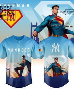 NY x Superman Unbreakable Spirit Limited Edition Baseball Jersey