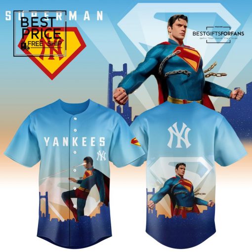 NY x Superman Unbreakable Spirit Limited Edition Baseball Jersey