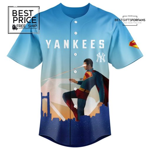 NY x Superman Unbreakable Spirit Limited Edition Baseball Jersey