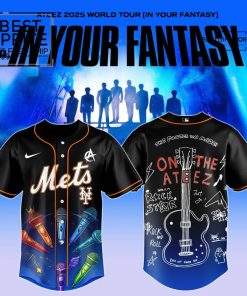 NYM x ATEEZ 2025 World Tour Jersey Limited Edition Baseball Jersey