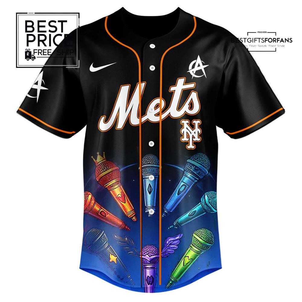NYM x ATEEZ 2025 World Tour Jersey Limited Edition Baseball Jersey NYM x ATEEZ 2025 World Tour Jersey Limited Edition Baseball Jersey