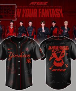 NYY MLB x ATEEZ 2025 WORLD TOUR Limited Edition Baseball Jersey