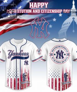 NYY Special Happy Constitution and Citizenship Day Limited Edition Baseball Jersey