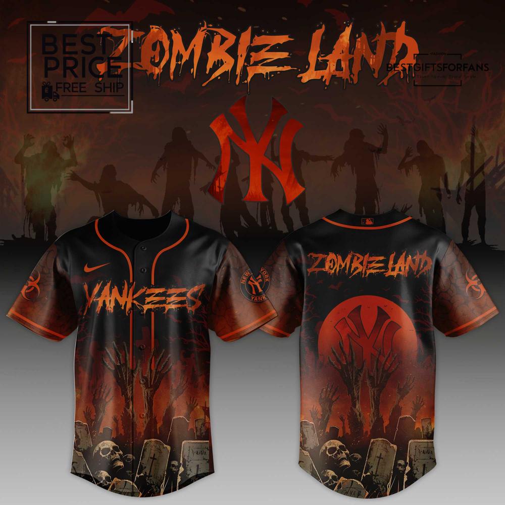 NYY Special ZombieLand Limited Edition Baseball Jersey