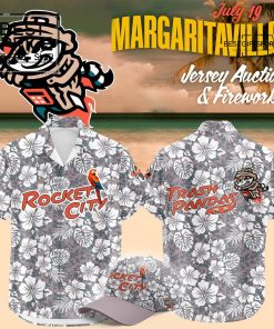 Rocket City Trash Pandas Margaritaville 2025 Special Edition Hawaiian Shirt