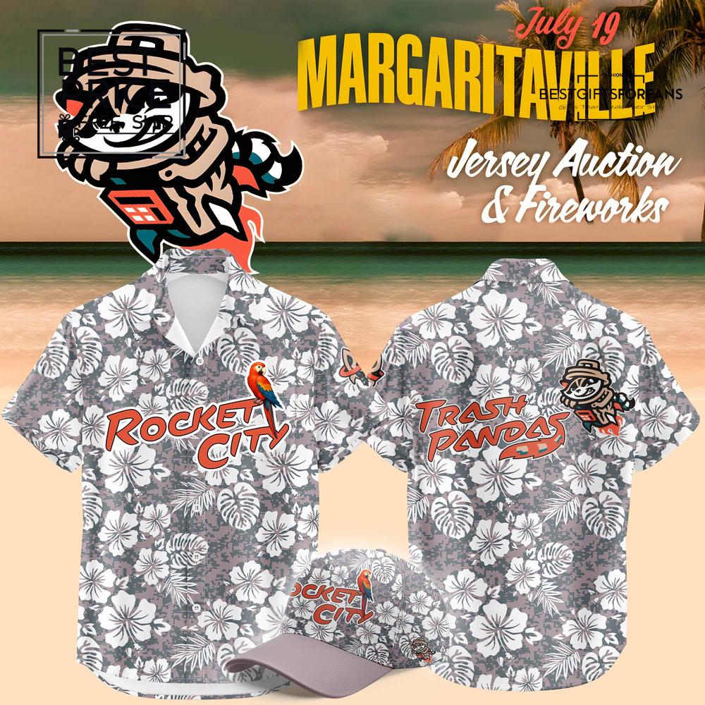 Rocket City Trash Pandas Margaritaville 2025 Special Edition Hawaiian Shirt Rocket City Trash Pandas Margaritaville 2025 Special Edition Hawaiian Shirt