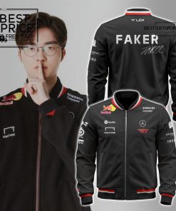 SKT T1 Special MSI 5 Member With Signature Special Edition Baseball Jacket