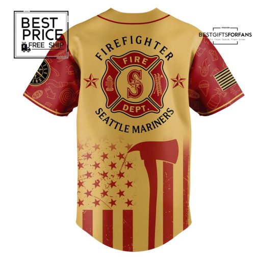 Seattle Mariners Firefighter Appreciation Limited Edition Baseball Jersey